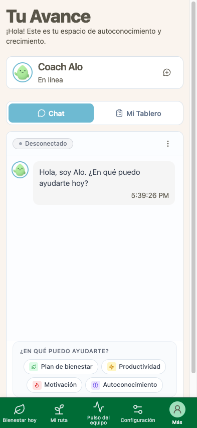 Ohana AI Coach chat